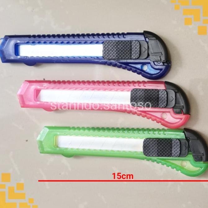 

^%^%^%^%] CUTTER 18 mm silet besar pisau kater pemotong serbaguna kertas