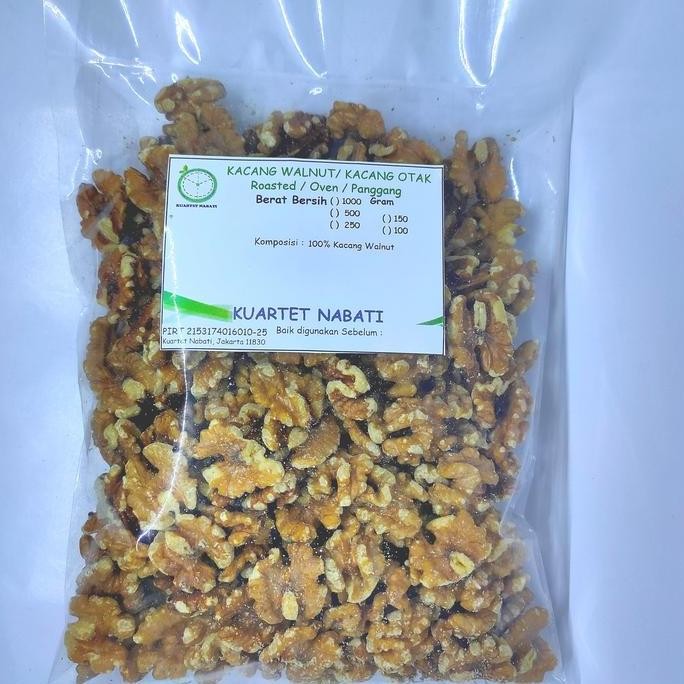 

500Gr Roasted Walnut - Kacang Otak - Oven - Panggang - Matang Kualitas Terbaik Harga Termurah