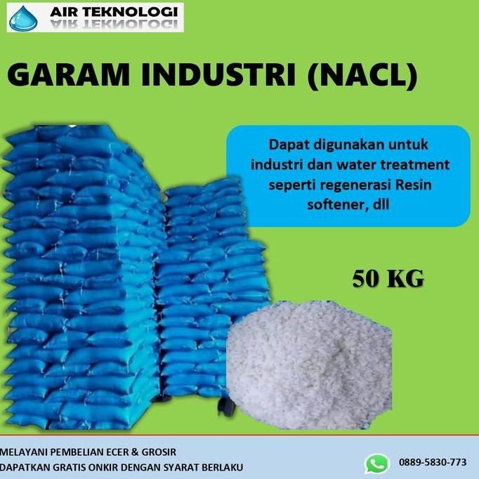 

Garam Industry / Garam Kasar / Garam Untuk Regenerasi Softener (50Kg)