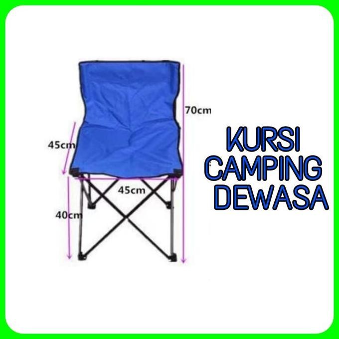 Sale Kursi Camping Kemping Mancing Lipat Ukuran Besar Untuk Dewasa