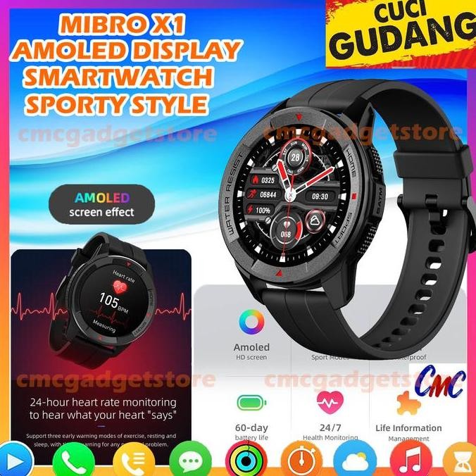NEW SALE PROMO Mibro X1 Amoled Smartwatch Sporty 1.3 inch Display PROMO TERBARU TERLARIS TERMURAH 10