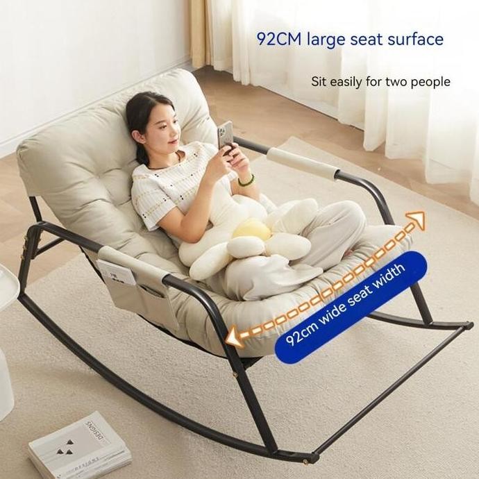 K-A KURSI GOYANG SOFA MALAS KURSI MALAS KURSI GOYANG DEWASA SOFA MALAS GANDA KURSI MALAS SOFA MALAS 