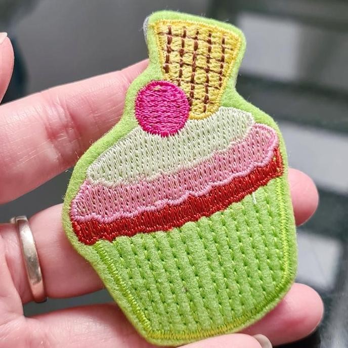 

best seller] patch cupcake hijau