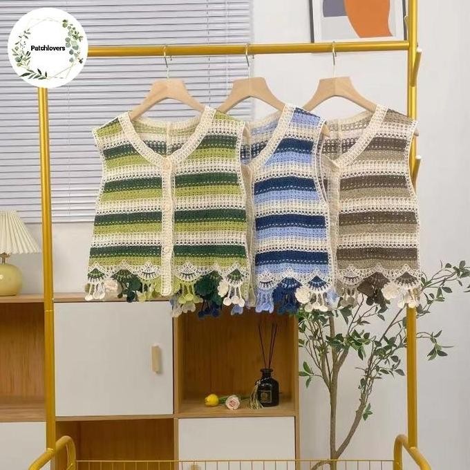 ] vest rajut import, premium knit V12