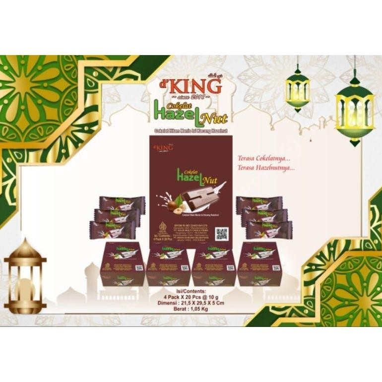 

Promo..!!! 1 Dus = 4 Kotak Chocolate Cashew / Hazelnut D'King Fgk-24