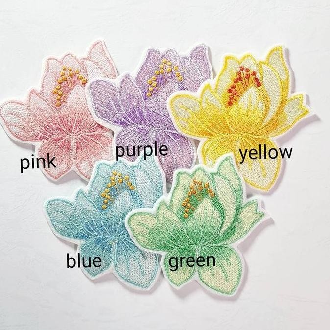 

Ready stock] set 6pcs patch/patch baju/bordir baju /patch bordir/bordir tempel