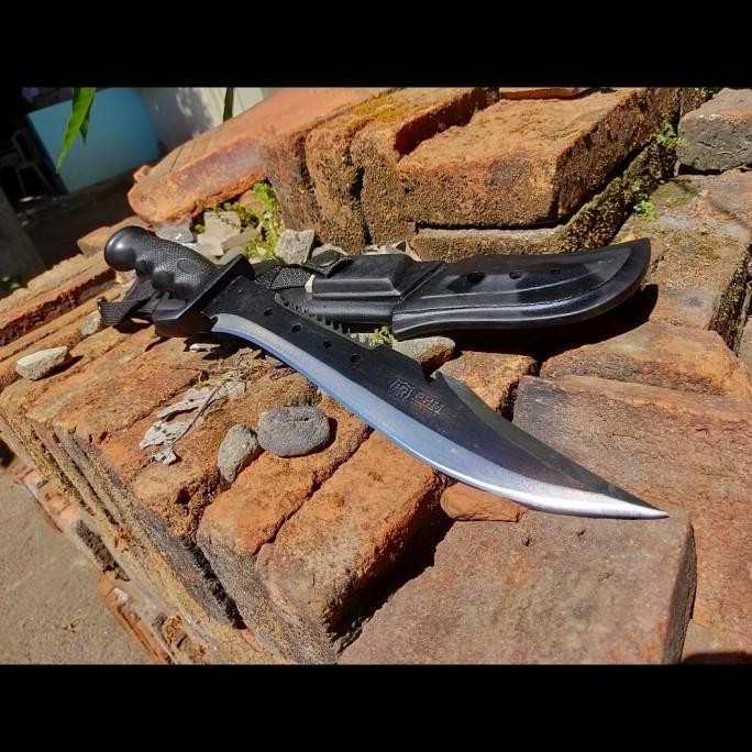 Survival Machete For Hiking Camping / Outdoor Knife With Fiber Sheath