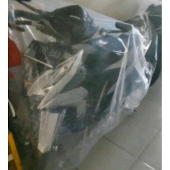 Sarung Cover Motor Transparan Tahan Air Aragon - Pelindung Kendaraan Motorcycle Trail MURAH