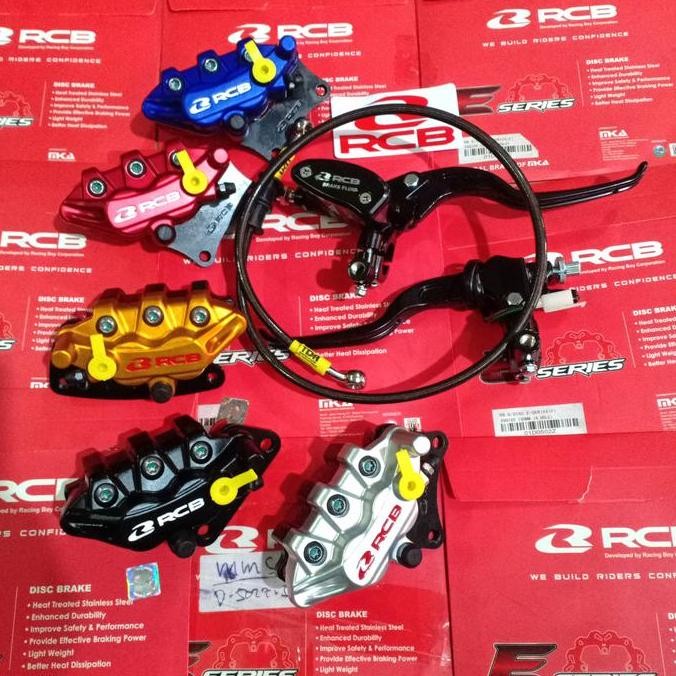 Paketan Master Rem RCB + Kaliper RCB + Selang Rem TDR Semua Motor