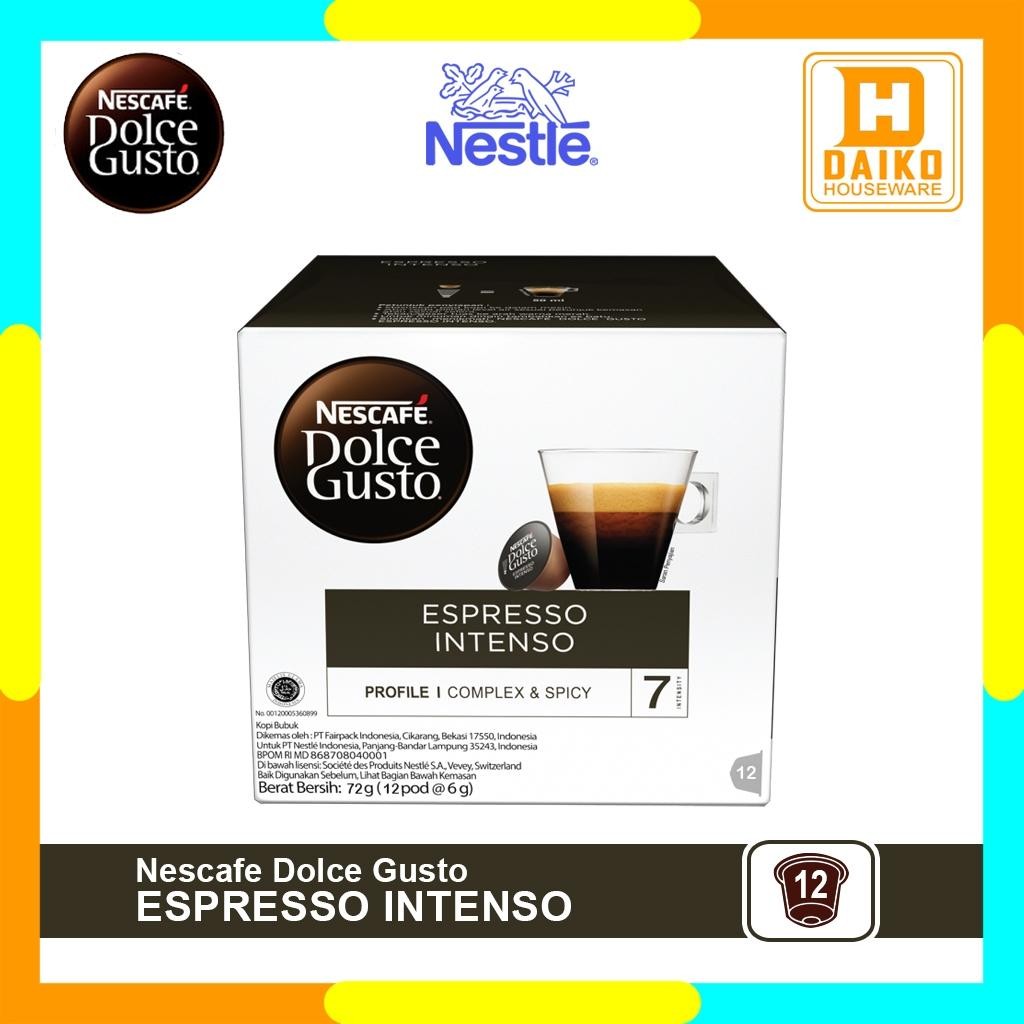 

Capsule Ndg Nescafe Dolce Gusto Espresso Intenso 1 Box Original Nestle Terlaris Best Quality 100% Original