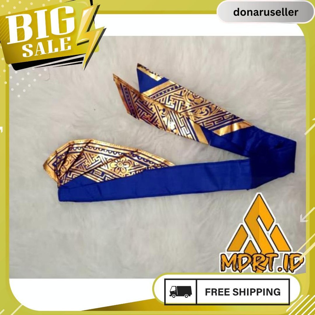 Udeng Bali Putih _ Iket Bali Prada Iket Sendiri Praktis Gratis Ongkir