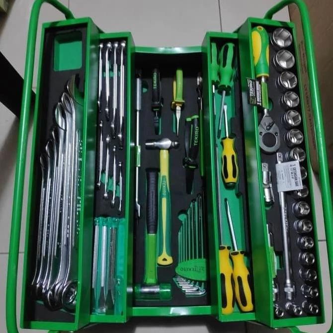 PROMO mekanik tool set 66 pcs TEKIRO mechanic tools set - Hijau