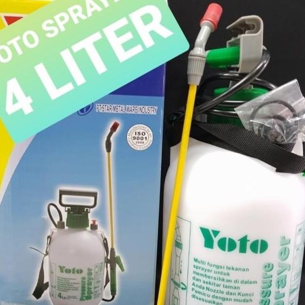 Sprayer Yoto 4 Liter Alat Semprot Hama Pohon