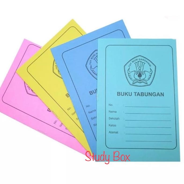 

Promo 10Pcs Buku Tabungan Bagus Buku Tabungan Sekolahan / Buku Tabungan A6 Sekolah Cover Kertas Bufallo Berkualitas