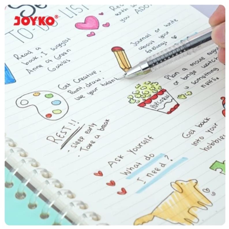 

Binder Note Transparan B5-TP-P144 JOYKO 26 Ring / Map Binder B5