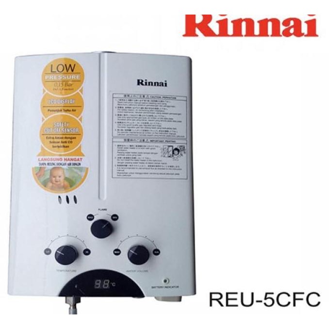 Water Heater Gas Rinnai Reu 5 Cfc