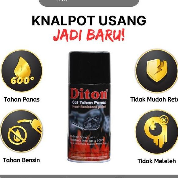 Diton Banten Diton Cat Semprot Pilox Hi Temp Tahan Panas