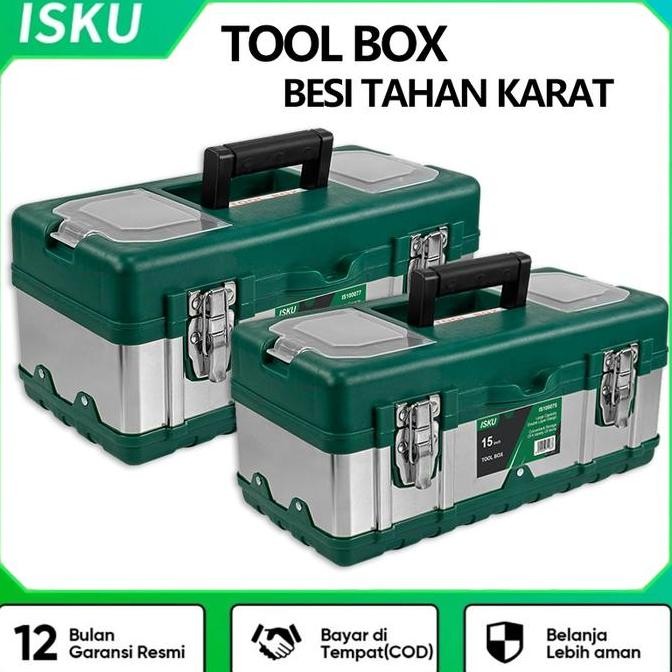 PROMO ISKU Tool bag Besar 18 Inch Tool box 17 inch 19 inch Kotak Perkakas