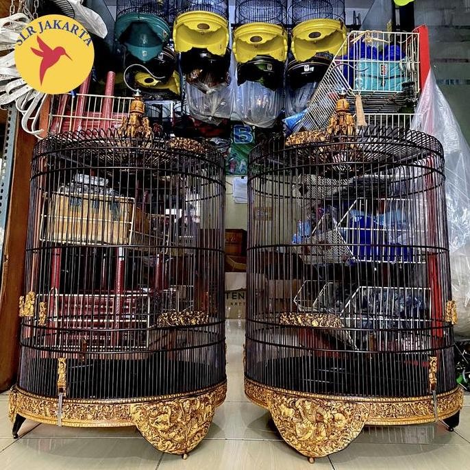 SANGKAR KANDANG UKIR FIBER MURAI BATU NO 2