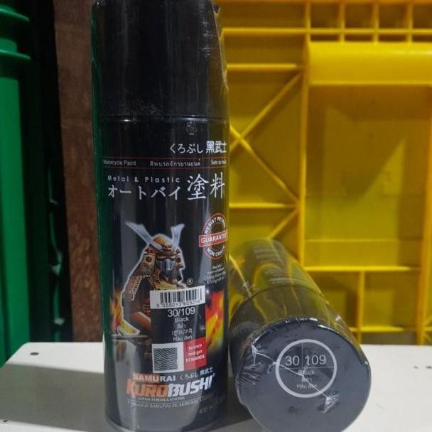 Pilok Pilox Cat Semprot Samurai Hitam 109 400Ml Hitam Glossy Mengkilap