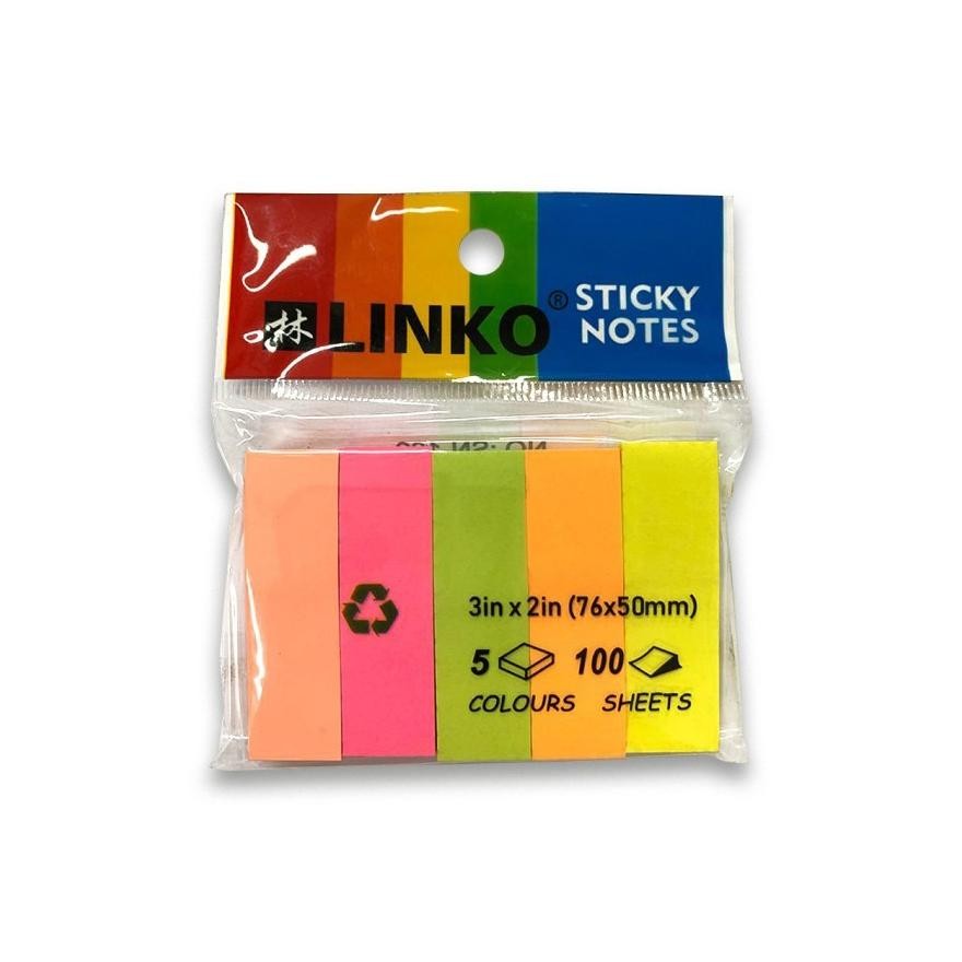 

Berkualitas Film Marker / Sticky Notes 76X50Mm 5 Warna / Memo Tempel / Page Marker Promo