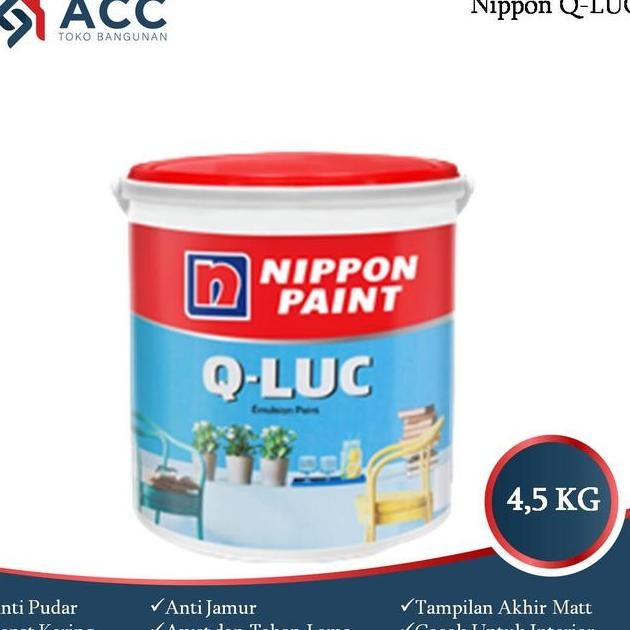 Cat Tembok Nippon Qluc Putih 5Kg