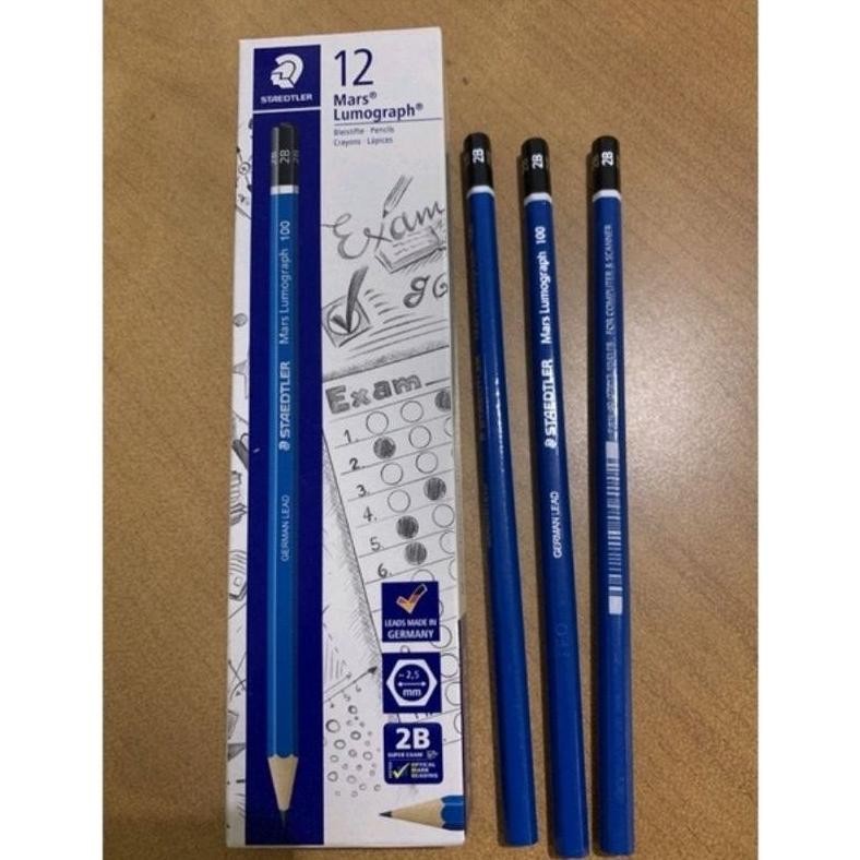 

12Pcs Pensil 2B Staedler Ujian Komputer
