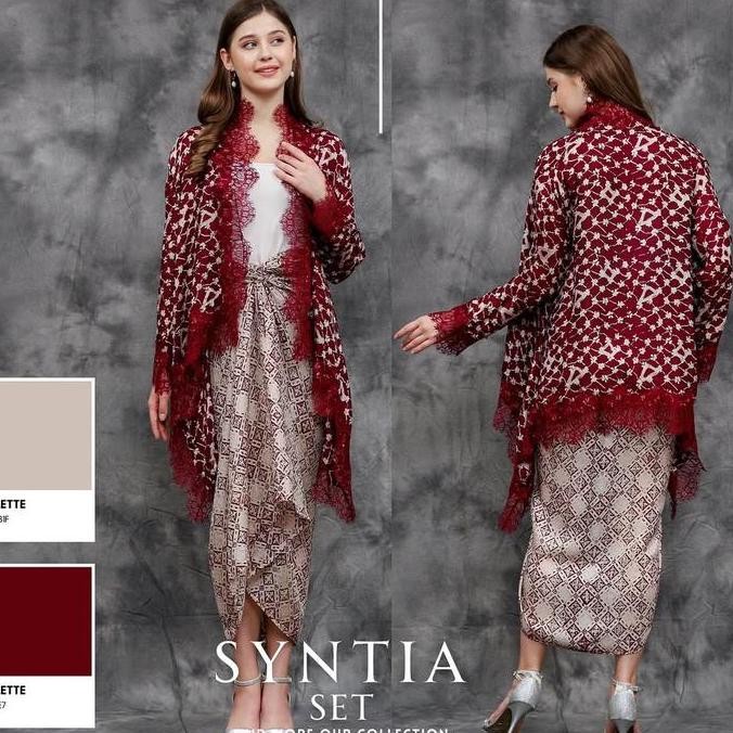 Kebaya Merah Kebaya Maroon Kebaya Batik Kebaya Viscose Setelan batik Kebaya Modern Kebaya Premium Ke