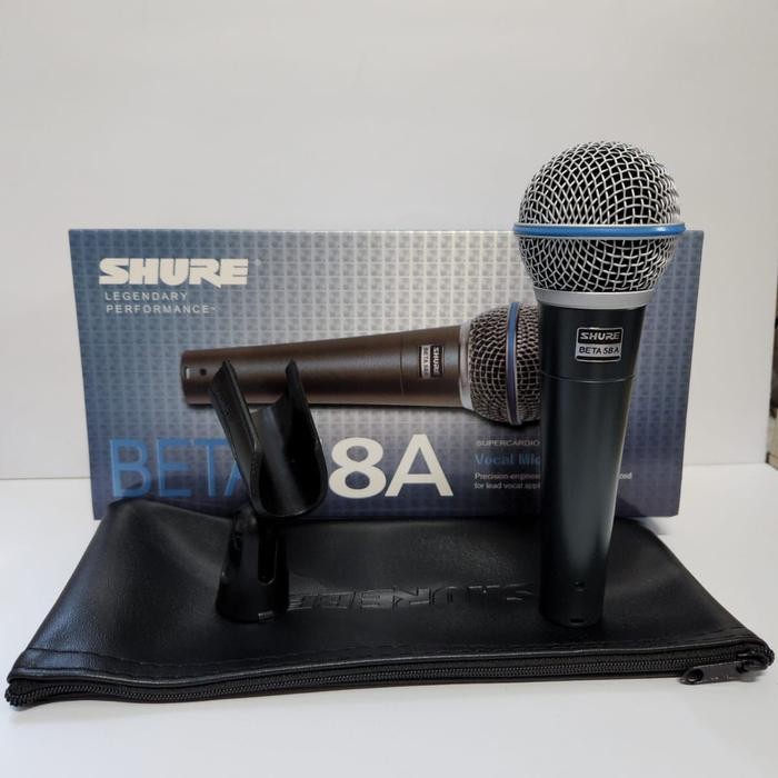 Mic Kabel Shure Sm58A Original Japan Asli Beta 58 A Vocal Asli Original Dan Terpercaya