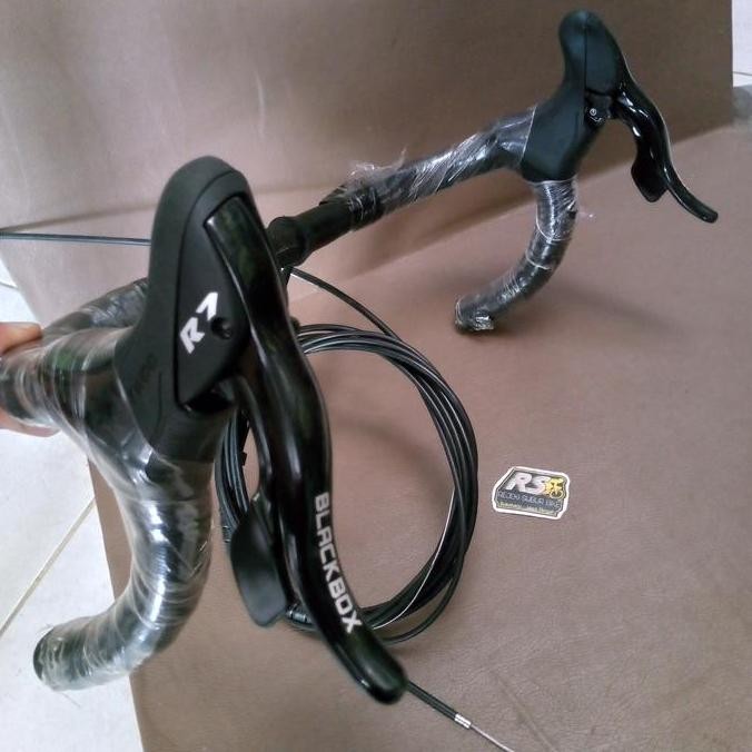 BRIFTER DROPBAR SET SENSAH BLACKBOX R7 2X10 SPEED BARTAPE CABLE SET ORIGINAL DAN TERPERCAYA