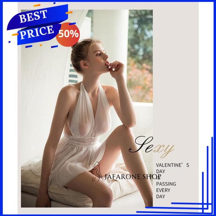 LINGERIE WANITA SEKSI BAHAN BAJU TIDUR SATIN LINGERIE JAFARONE SHOP