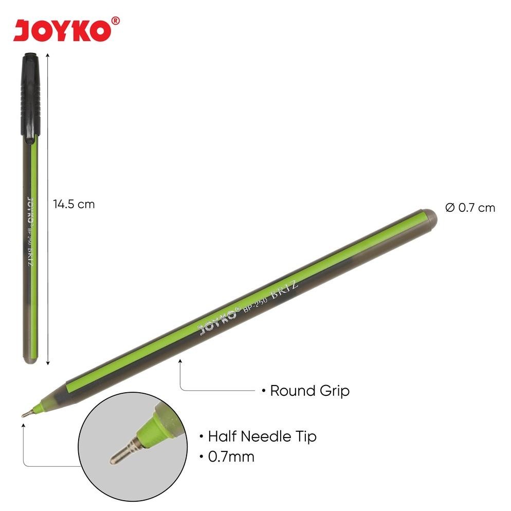 

Diskon Joyko Ballpen Pulpen Pena Joyko Bp-250 Briz 0.7 Mm Ballpoint Grosir Prermium