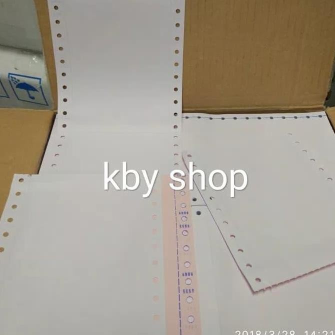 

100 pc Ukuran kertas Continuous Form 9 1/2 : 2 x 11: 2 2 Ply WARTEL