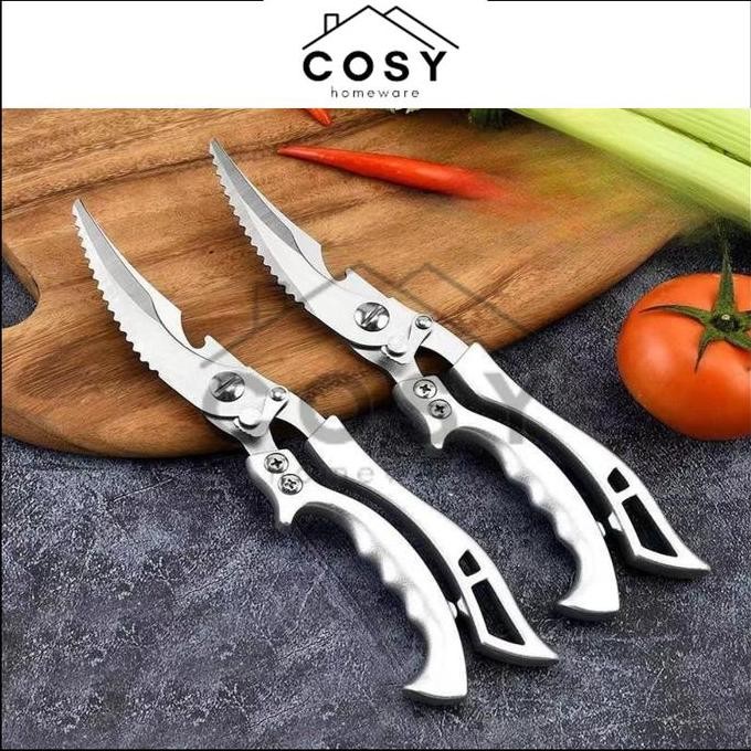 

Terlaris Cosy Gunting Dapur Super Tajam Gunting Premium Stainless Gunting Pemotong Tulang Dan Daging Gunting Dapur Serbaguna