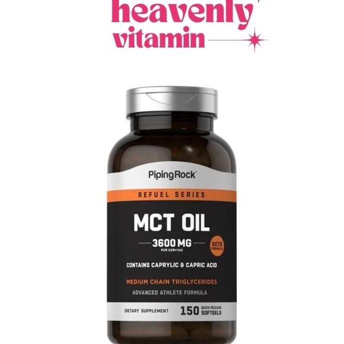 Pipingrock Piping Rock MCT Oil 3600 mg - 150 Softgels