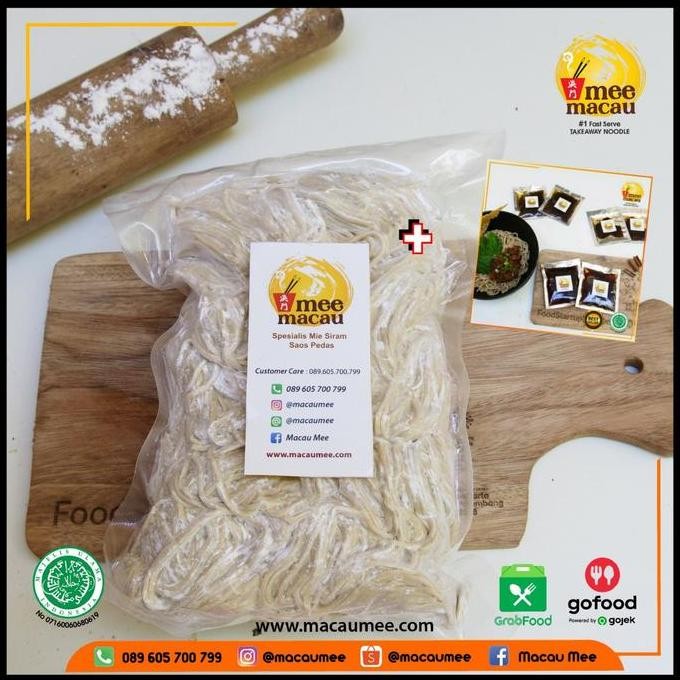 

[Paket Komplit 11 Porsi] Mie Telur Ayam Kampung + Bumbu Mie Basah