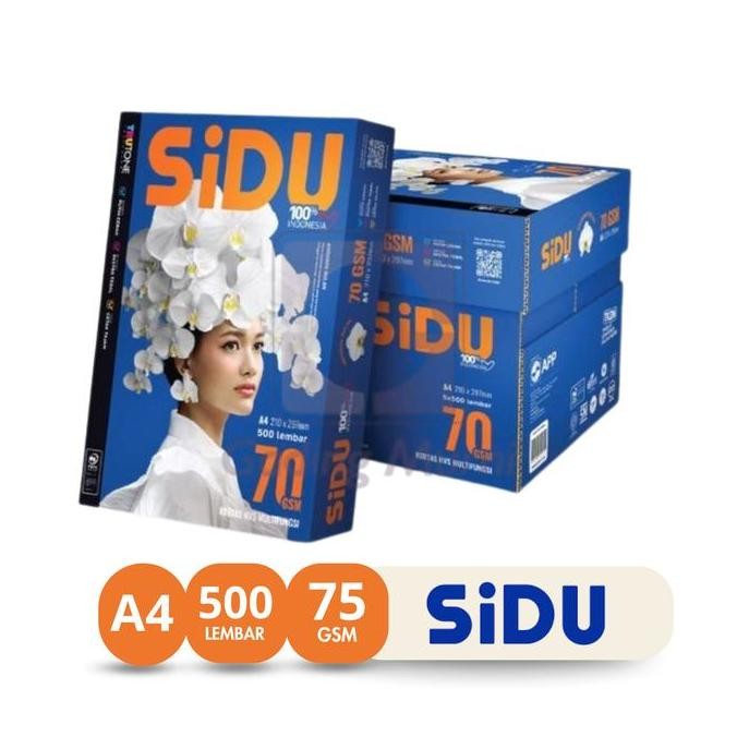 

New Product - Kertas Hvs Sidu A4 70 Gr - Sidu Kertas Fotocopy 70 Gsm A4 Kiarastoreku