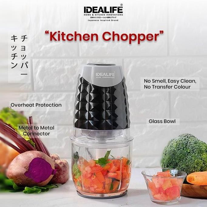 

Terlaris Idealife - Electric Chopper - Penggiling Listrik 0.6Litre Il-216S