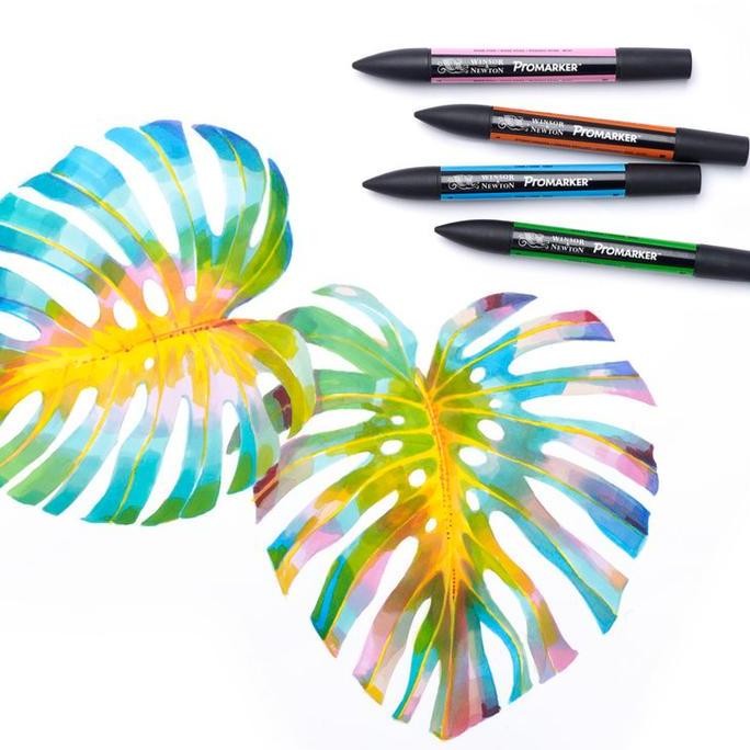 

New Product - Marker Winsor & Newton Promarker Dual Point Pena Kuas Warna Kiarastoreku