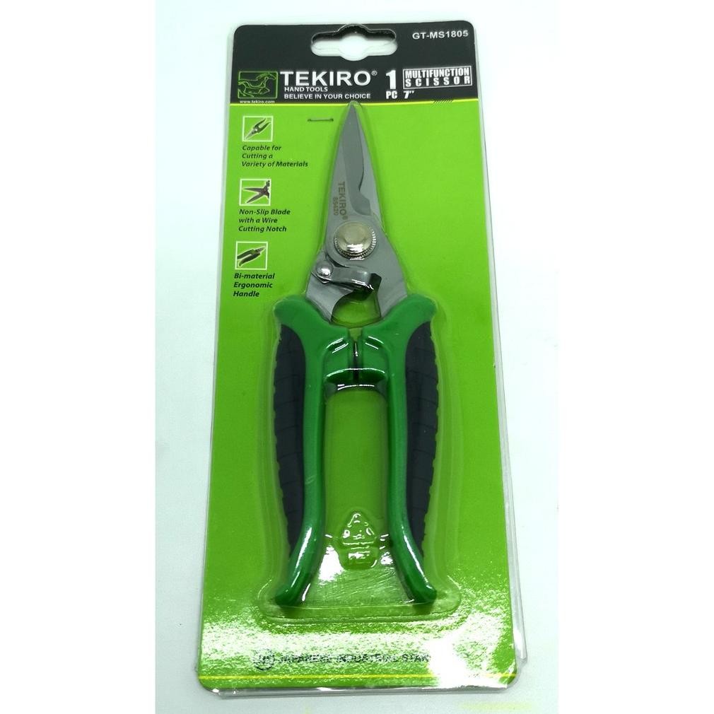 

HJK TEKIRO GUNTING SENG 7 INCH / gunting plat 7" TEKIRO / gunting serbaguna 7" TEKIRO