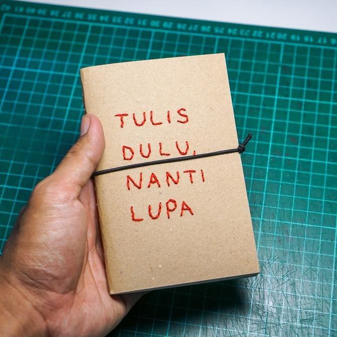 

New Product - Notebook Pocket Handmade - Tulis Dulu ... - A6 (14 X 9 Cm) - Buku Catatan Kiarastoreku