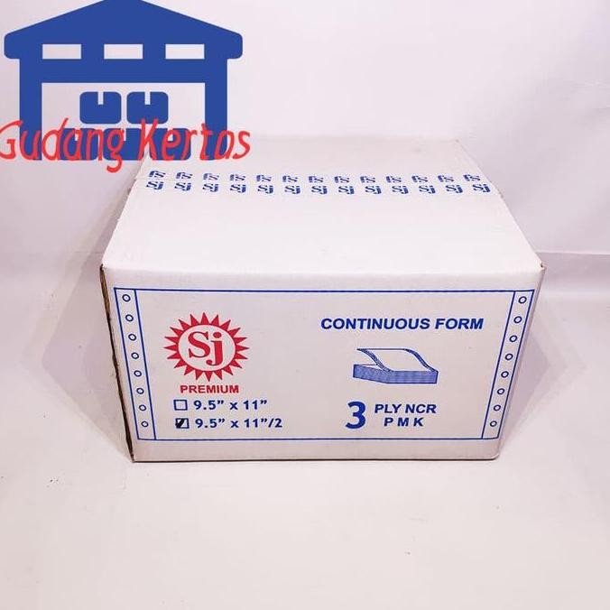 

CONTINUOUS FORM 9.5 X 11/2 3PLY SJ PREMIUM PRS - BAGI 2