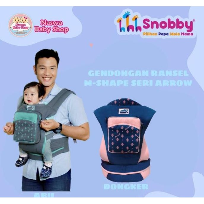Snobby Gendongan Ransel M-Shape Seri Arrow TPG5543 vip