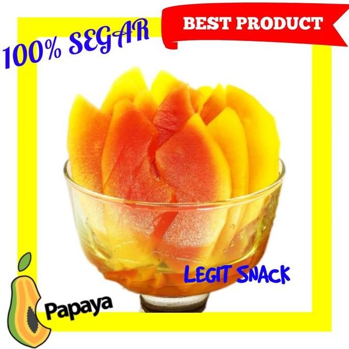 

1Kg Manisan Buah Pepaya Basah / Asinan Papaya Segar / Buah Sehat