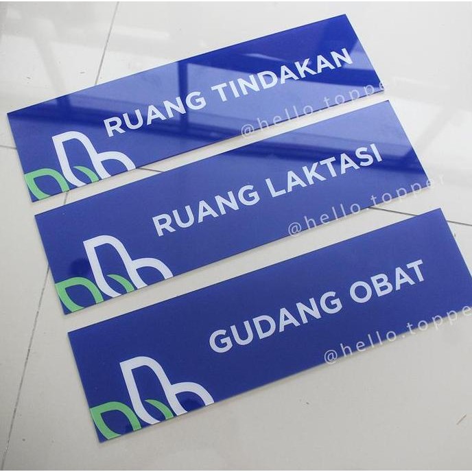 

New Product - Custom Sign Label Pintu | Sign Akrilik | Papan Akrilik Label Kiarastoreku
