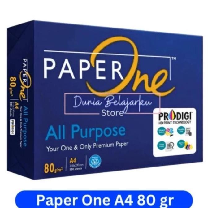 

New Product - Paperone Kertas A4 80 Gram 500 Lembar All Purpose Print Berkualitas Tinggi Dari Dunia Belajarku Store Kiarastoreku