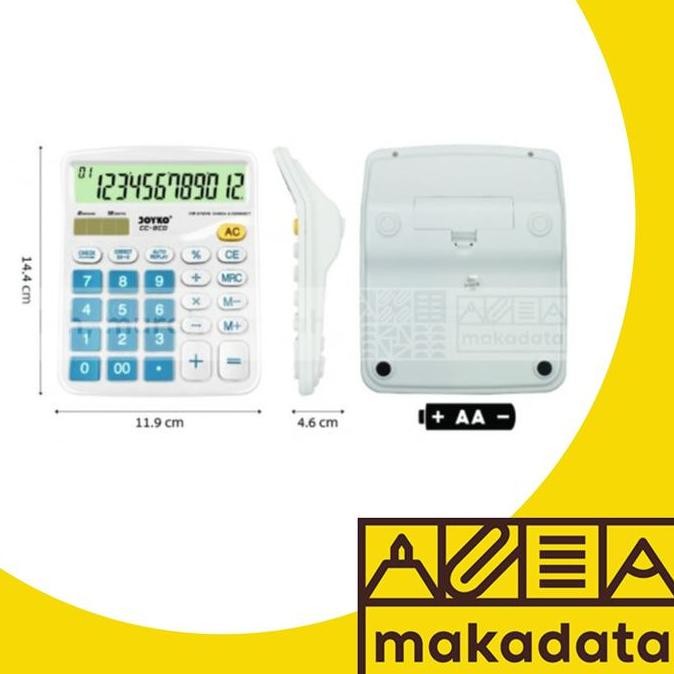 

New Product - Calculator / Kalkulator Joyko Cc-8Co Murah Kiarastoreku