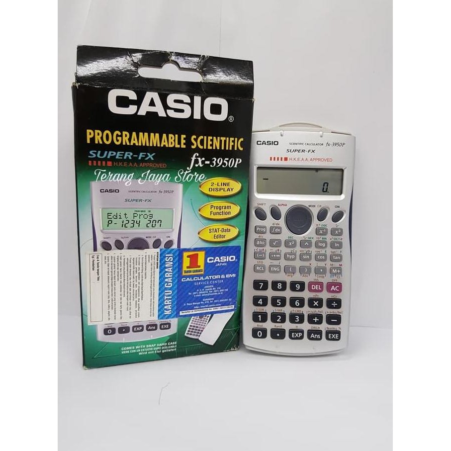 

New Product - Kalkulator Scientific Casio Fx-3950P Kalkulator Progammabel Fx3950P Kiarastoreku