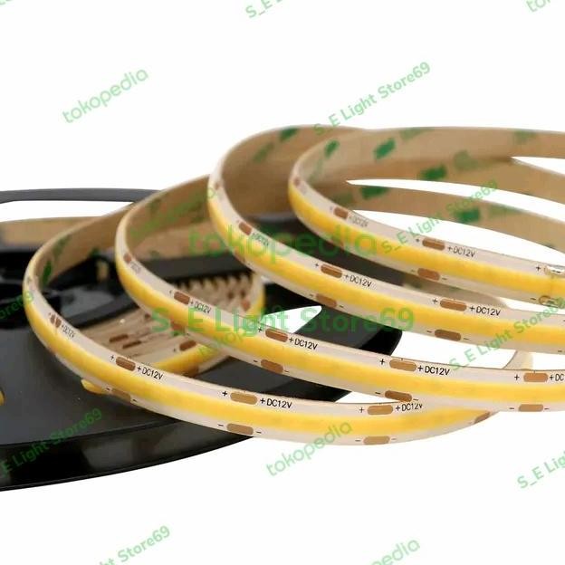 Led Strip COB 12volt 5 meter 320led / Lampu Strip Lht Cob