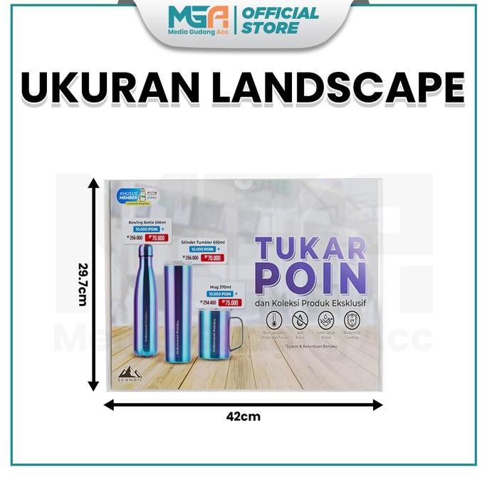 

New Product - Akrilik Pocket A3 2Mm / Tempat Poster Tempel Dinding Akrilik - Sign Holder Untuk Display Poster Marketing Dan Promosi Kiarastoreku